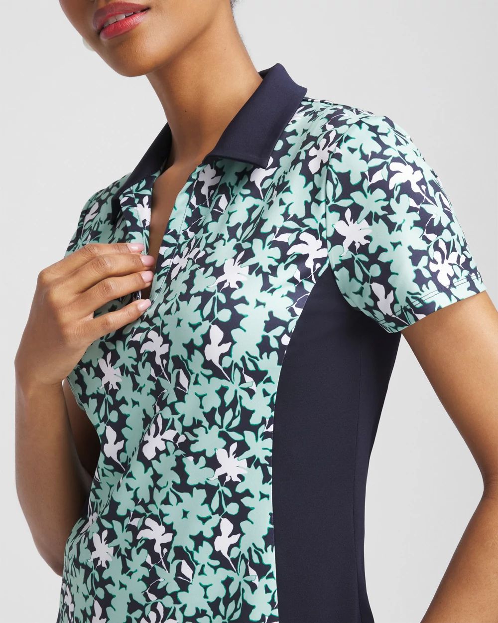 Zenergy® UPF Foliage Golf Top | Chico's